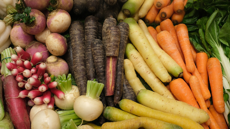 White Rice and Root Vegetables