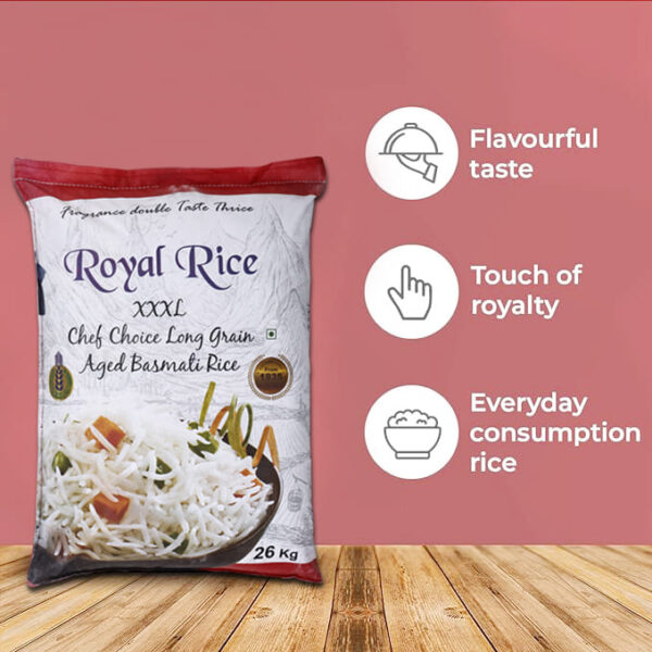 Roop Mahal Rice - XXXL Long Grain Premium Basmati Rice 3