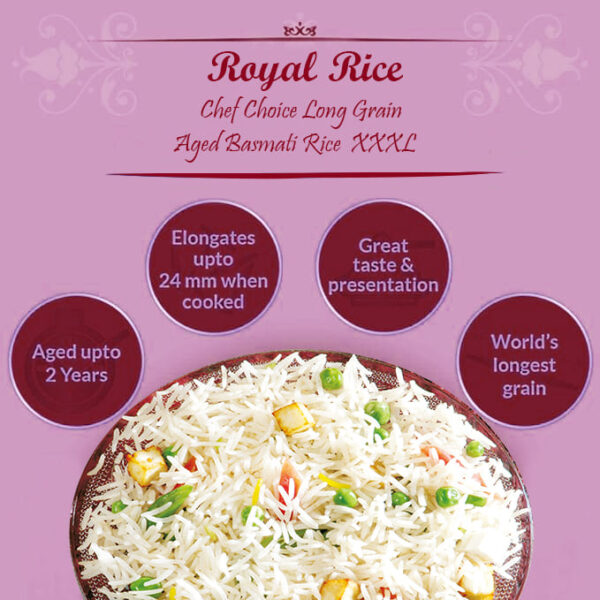 Roop Mahal Rice - XXXL Long Grain Premium Basmati Rice 4